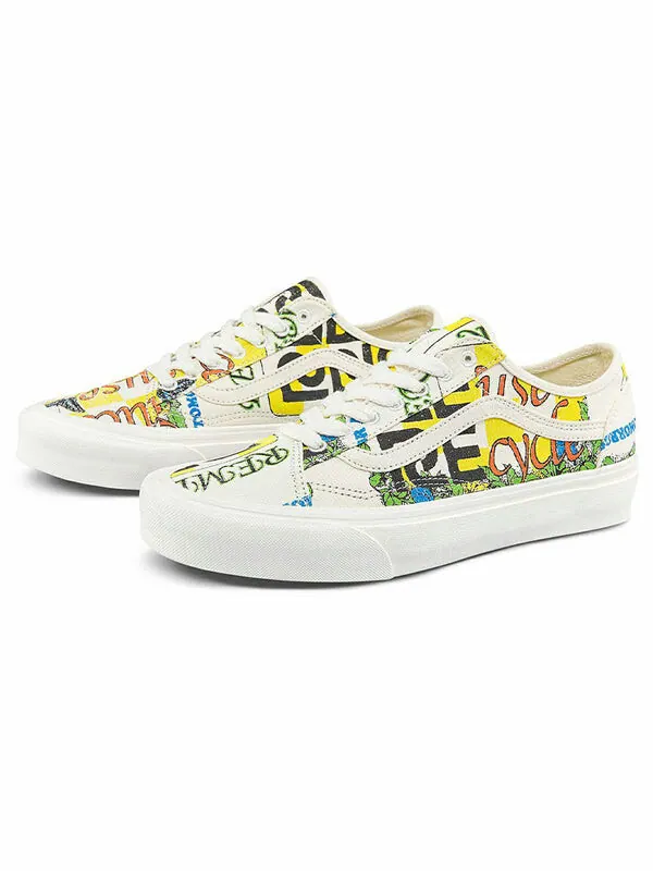 Кроссовки old skool eco theory tapered 'white yellow black' Vans — изображение 2 из 4, белый/желтый/черный