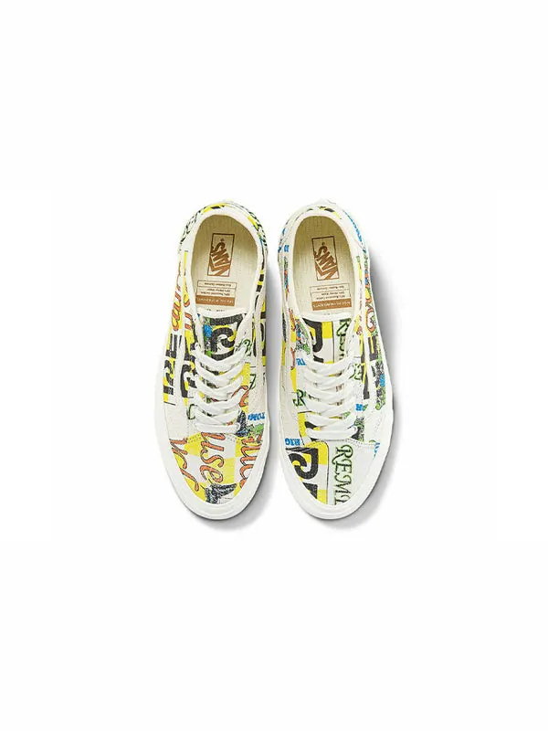 Кроссовки old skool eco theory tapered 'white yellow black' Vans — изображение 3 из 4, белый/желтый/черный