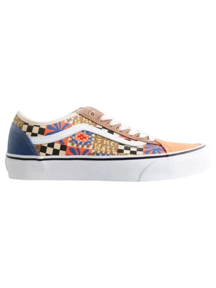Кеды Vans Old Skool Tapered 'Orange White Blue' — изображение 2 из 6, коричневый