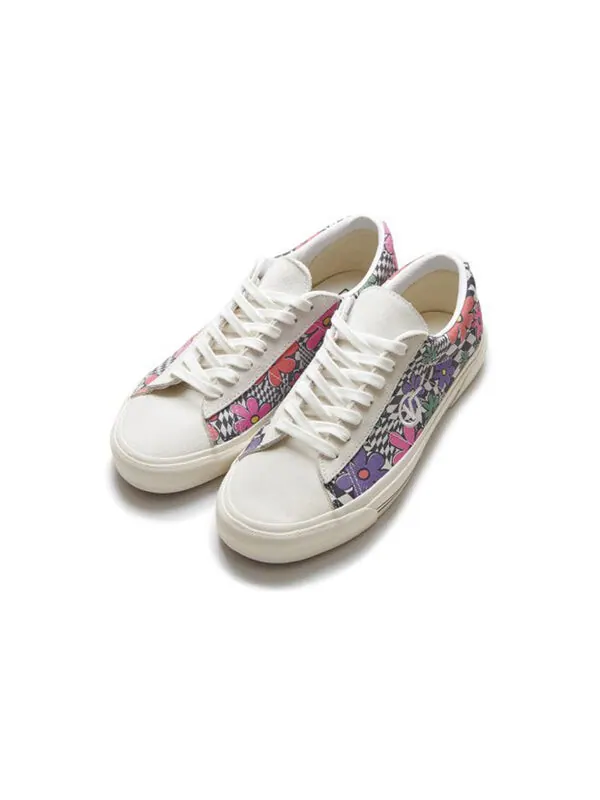 Кроссовки sid 'floral checkerboard' Vans — изображение 3 из 4, белый