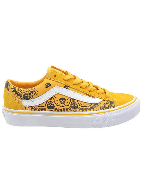 Кроссовки old skool bandana style 'yellow' Vans — изображение 2 из 4, желтый