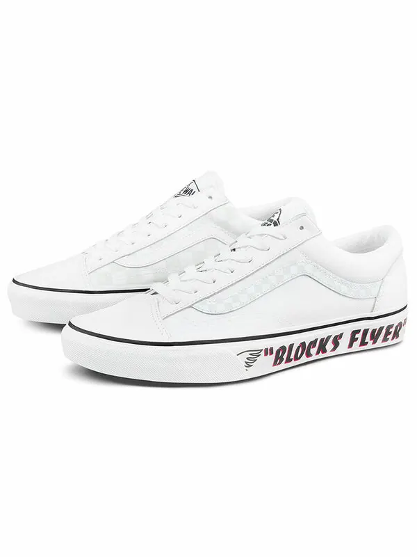 Кроссовки se bikes x style 36 'blocks flyer - white reflective' Vans — изображение 2 из 4, белый