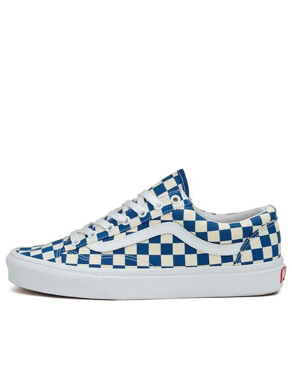 Кроссовки style 36 'checkerboard - true blue' Vans — изображение 1 из 4, синий/белый