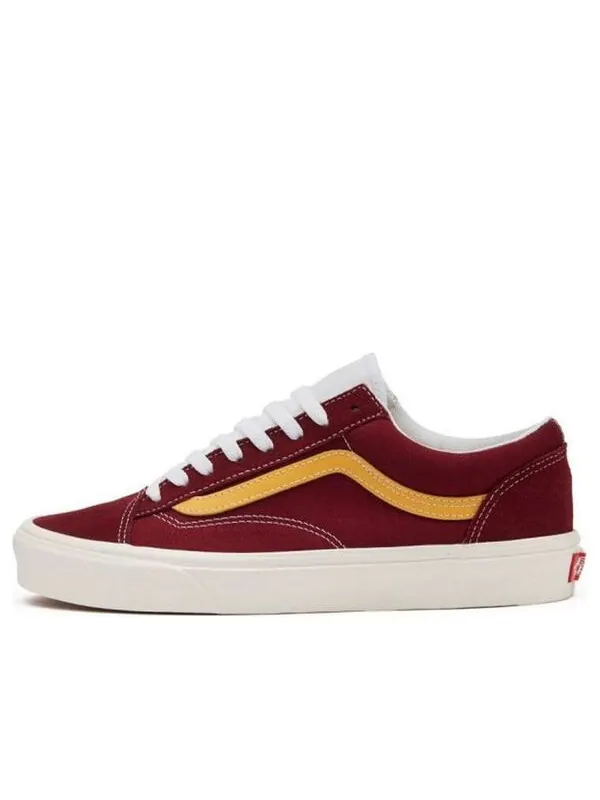 Кроссовки style 36 sneakers red wine red Vans — изображение 1 из 4, винный красный