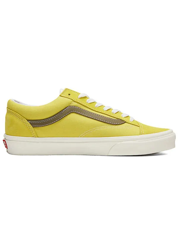 Кроссовки style 36 'green sheen' Vans — изображение 2 из 4, желтый/белый