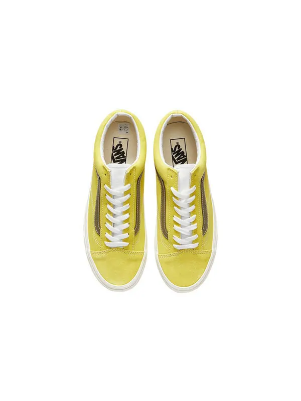 Кроссовки style 36 'green sheen' Vans — изображение 4 из 4, желтый/белый