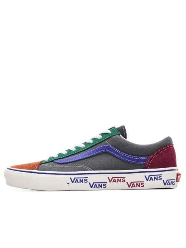 Кроссовки style 36 blue/red/green Vans — изображение 1 из 4, синий/красный/зеленый