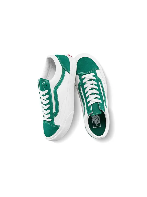 Кроссовки style 36 'classic sport - cadmium green' Vans — изображение 4 из 4, зеленый/белый