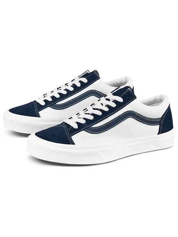 Кроссовки style 36 'classic sport - dress blues' Vans — изображение 2 из 4, белый/синий