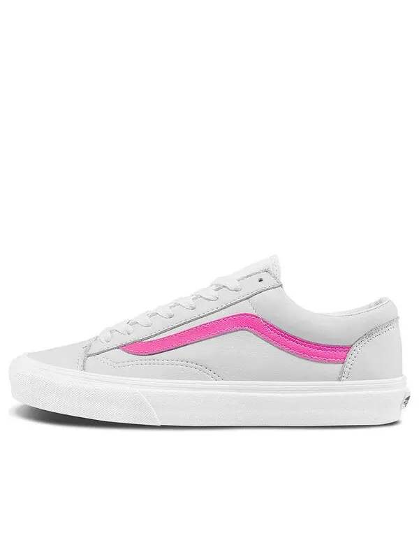 Кроссовки style 36 'leather pop - sugar plum' Vans — изображение 1 из 4, серый/розовый красный