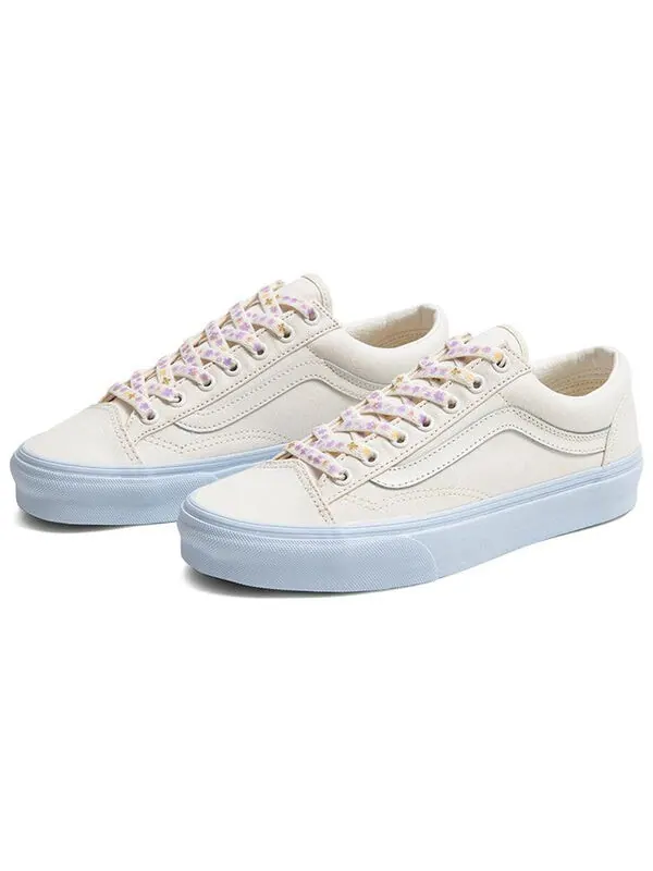 Кроссовки style 36 classics 'white blue' Vans — изображение 2 из 4, белый/синий