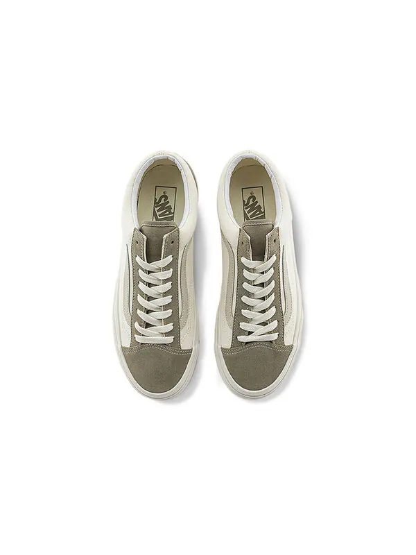 Кроссовки style 36 classics 'white green' Vans — изображение 4 из 4, белый/оливковый зеленый