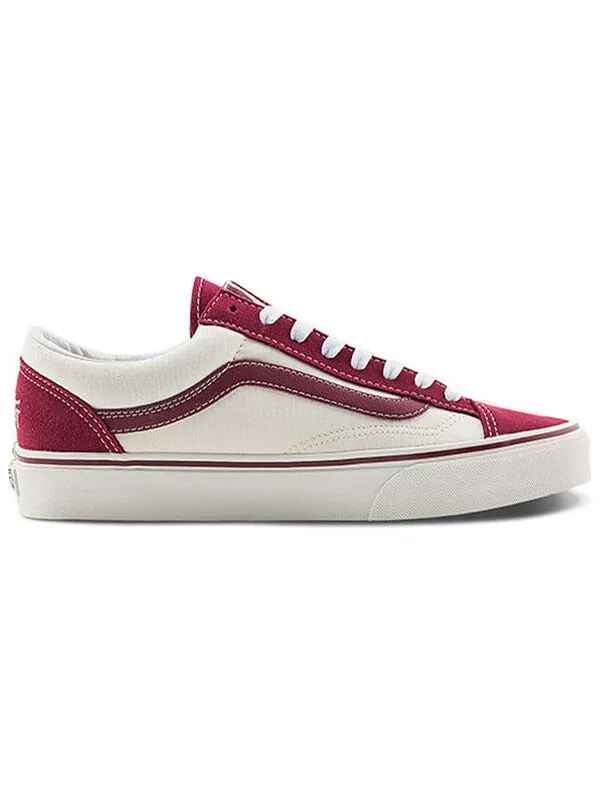 Кроссовки style 36 classics 'red white' Vans — изображение 2 из 4, красный/белый