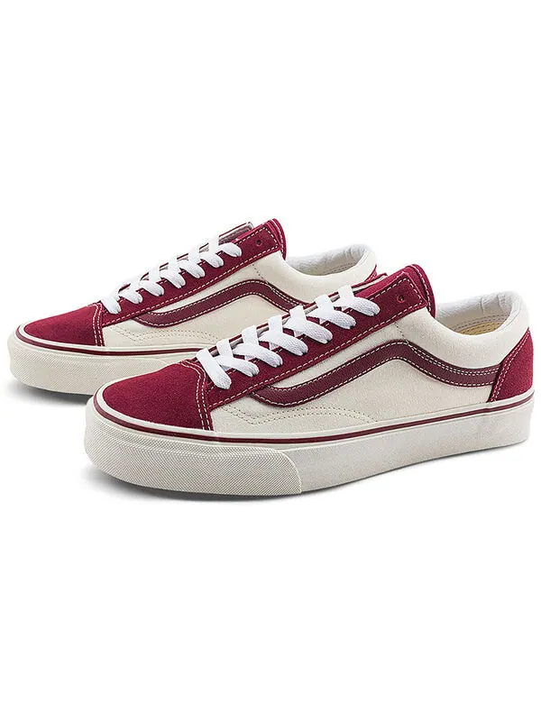 Кроссовки style 36 classics 'red white' Vans — изображение 3 из 4, красный/белый