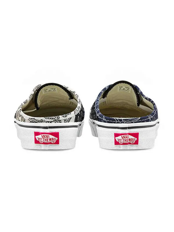 Кроссовки authentic mule 'pattern mix - dress blues' Vans — изображение 4 из 4, черный/белый/синий