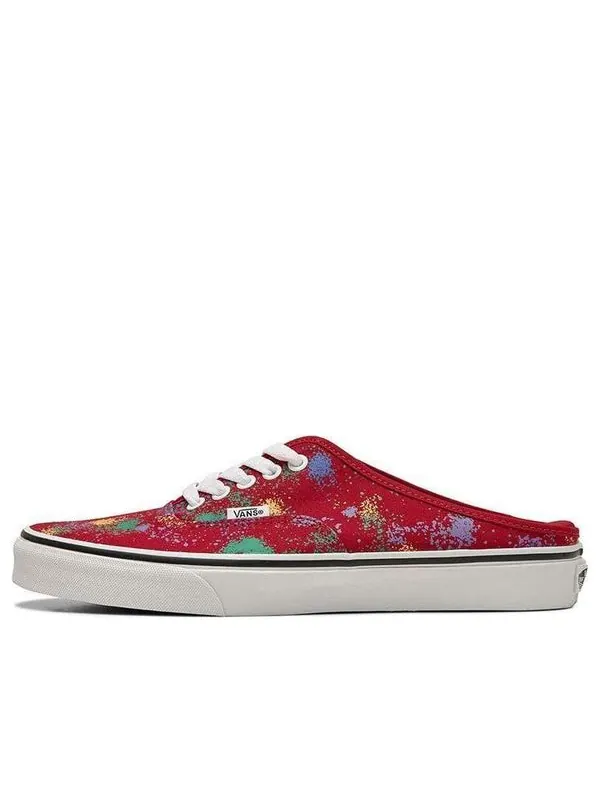 Кроссовки authentic breathable wear-resistant non-slip low tops casual skateboarding shoes red Vans — изображение 1 из 4