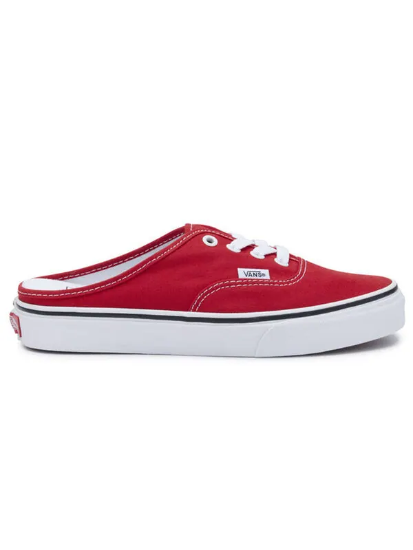 Кроссовки authentic mule 'red' Vans — изображение 2 из 4, красный