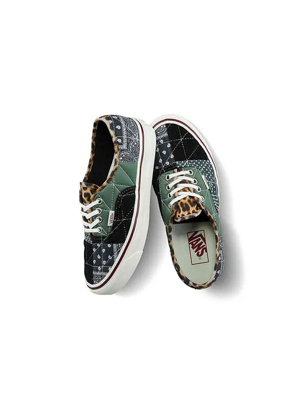 Кроссовки authentic 44 dx pw 'anaheim factory - quilted mix' Vans — изображение 4 из 4, черный/зеленый