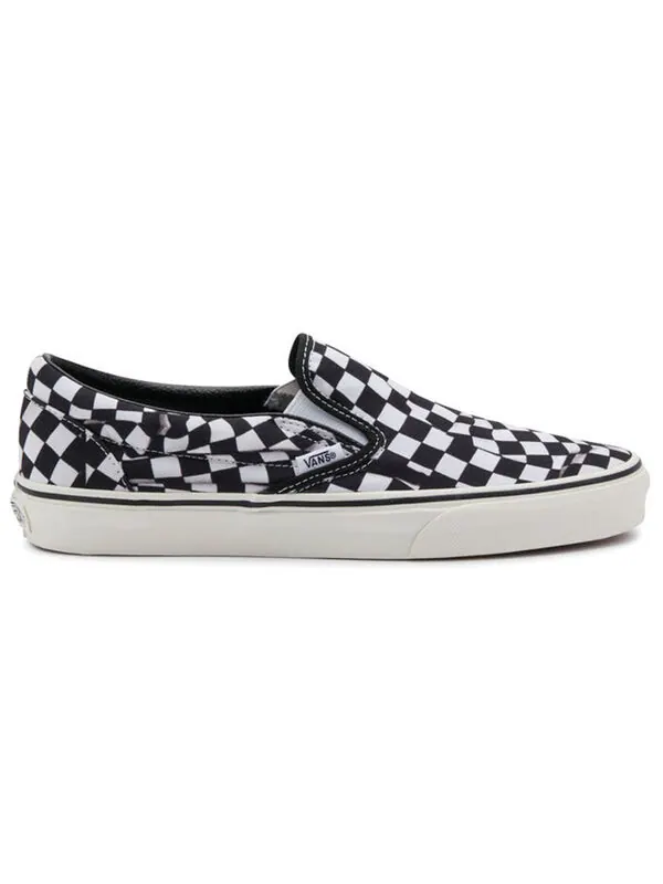 Кроссовки classic slip-on 'otw - dahahm checkerboard' Vans — изображение 2 из 4, черный/белый