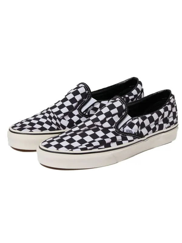 Кроссовки classic slip-on 'otw - dahahm checkerboard' Vans — изображение 3 из 4, черный/белый
