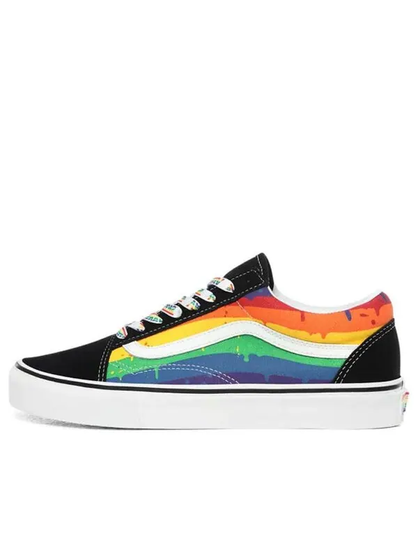 Кроссовки old skool 'rainbow drip' Vans — изображение 1 из 4, синий