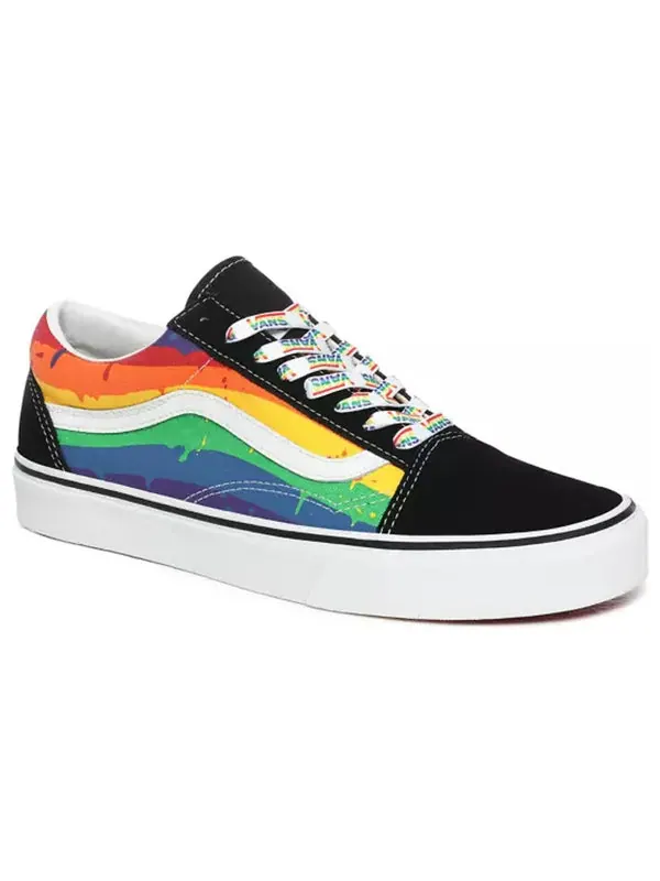 Кроссовки old skool 'rainbow drip' Vans — изображение 3 из 4, синий