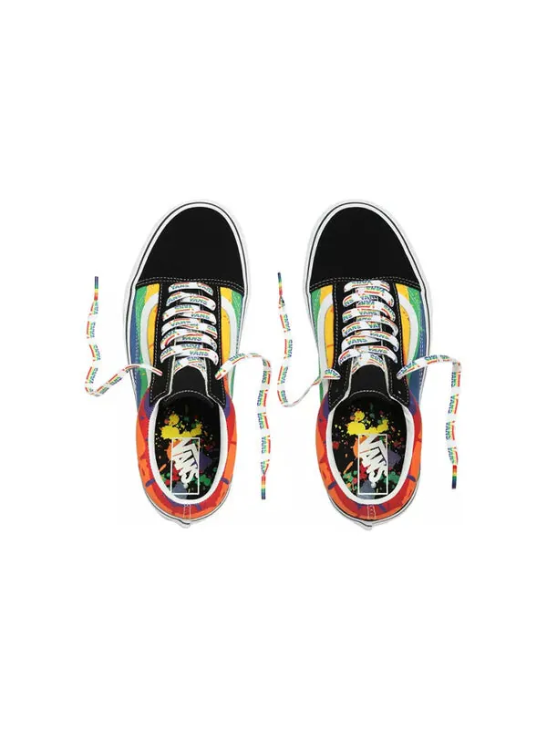 Кроссовки old skool 'rainbow drip' Vans — изображение 4 из 4, синий