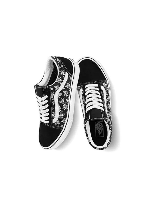 Кроссовки old skool black/white board shoes Vans — изображение 3 из 4, черный/белый