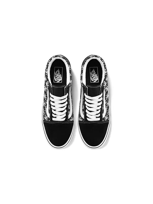 Кроссовки old skool black/white board shoes Vans — изображение 4 из 4, черный/белый