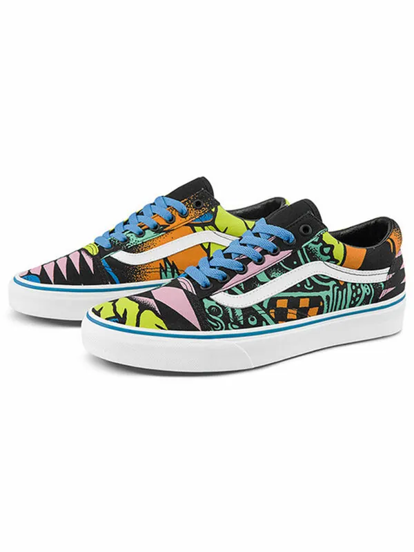 Кроссовки old skool graffiti multi multi-color Vans — изображение 2 из 4, мульти