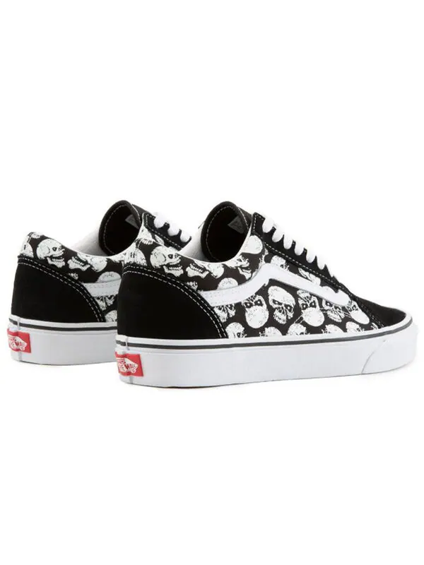 Кроссовки old skool 'tm glow skull' Vans — изображение 4 из 4, черный