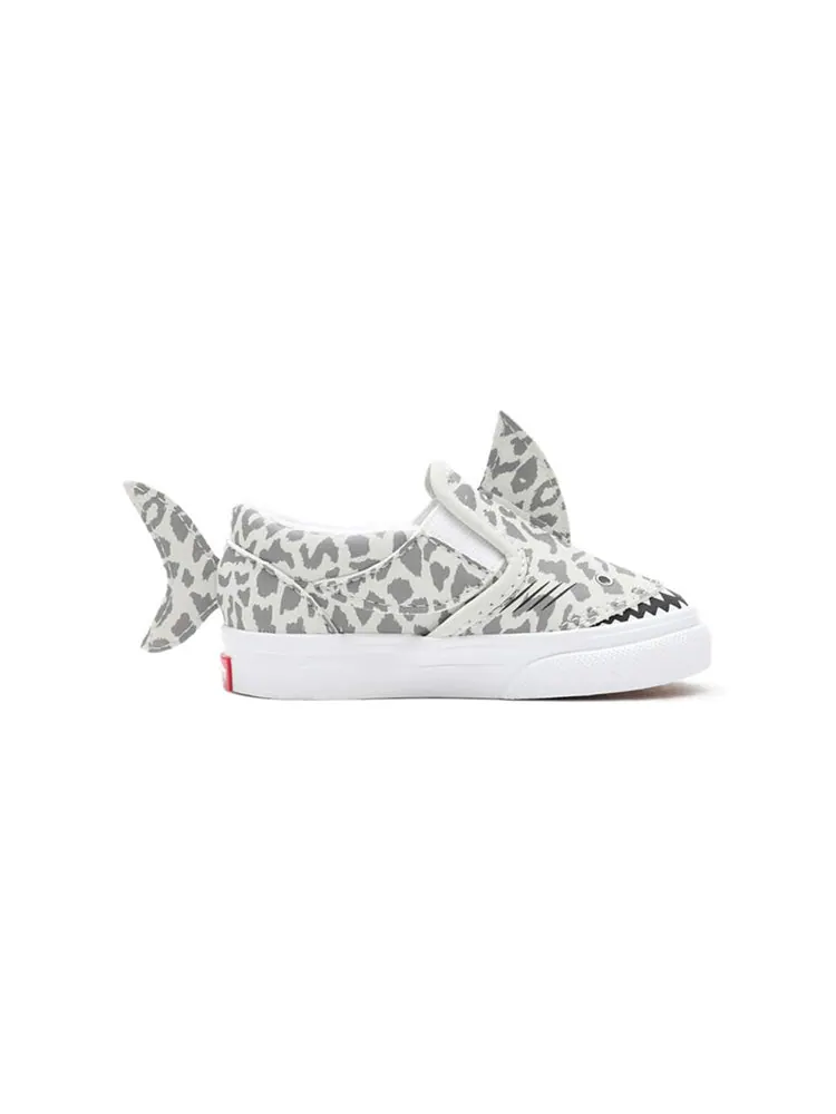 Кеды (TD) Vans Slip-On 5 'Leopard Shark' — изображение 2 из 4, белый