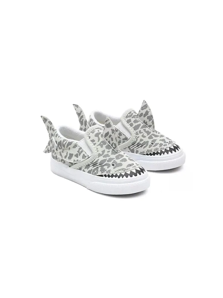 Кеды (TD) Vans Slip-On 5 'Leopard Shark' — изображение 3 из 4, белый