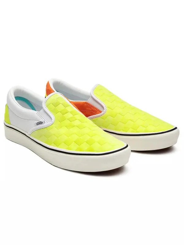 Кроссовки penn x comfycush slip-on 'yellow orange' Vans — изображение 3 из 4, желтый/оранжевый