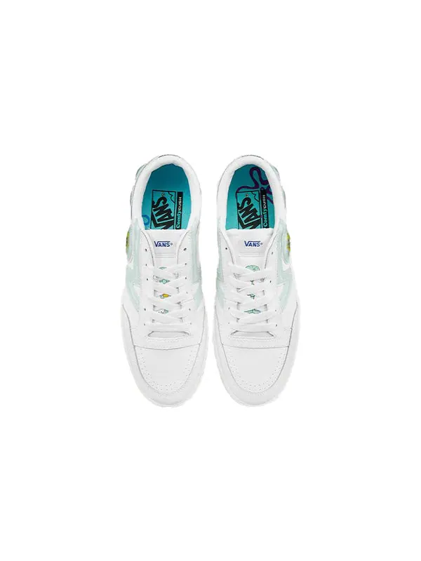 Кроссовки spongebob squarepants x lowland cc 'bubble' Vans — изображение 3 из 4, белый/зеленый