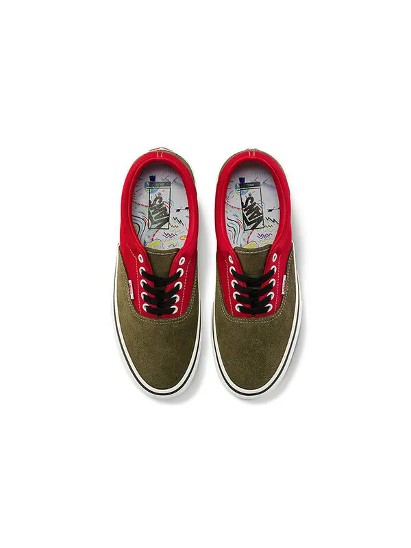 Кроссовки era pro ltd brown/red Vans — изображение 3 из 4, коричневый/красный
