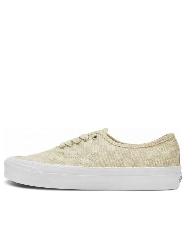 Кеды Vans Authentic Vault OG 'White Gray' — изображение 1 из 5, бежевый