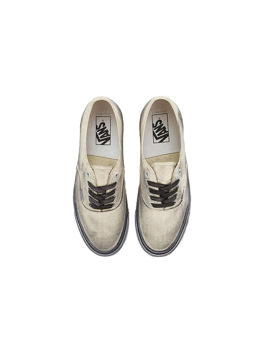 Кеды Vans OG Authentic LX 'Stressed - Classic White' — изображение 3 из 4, бежевый