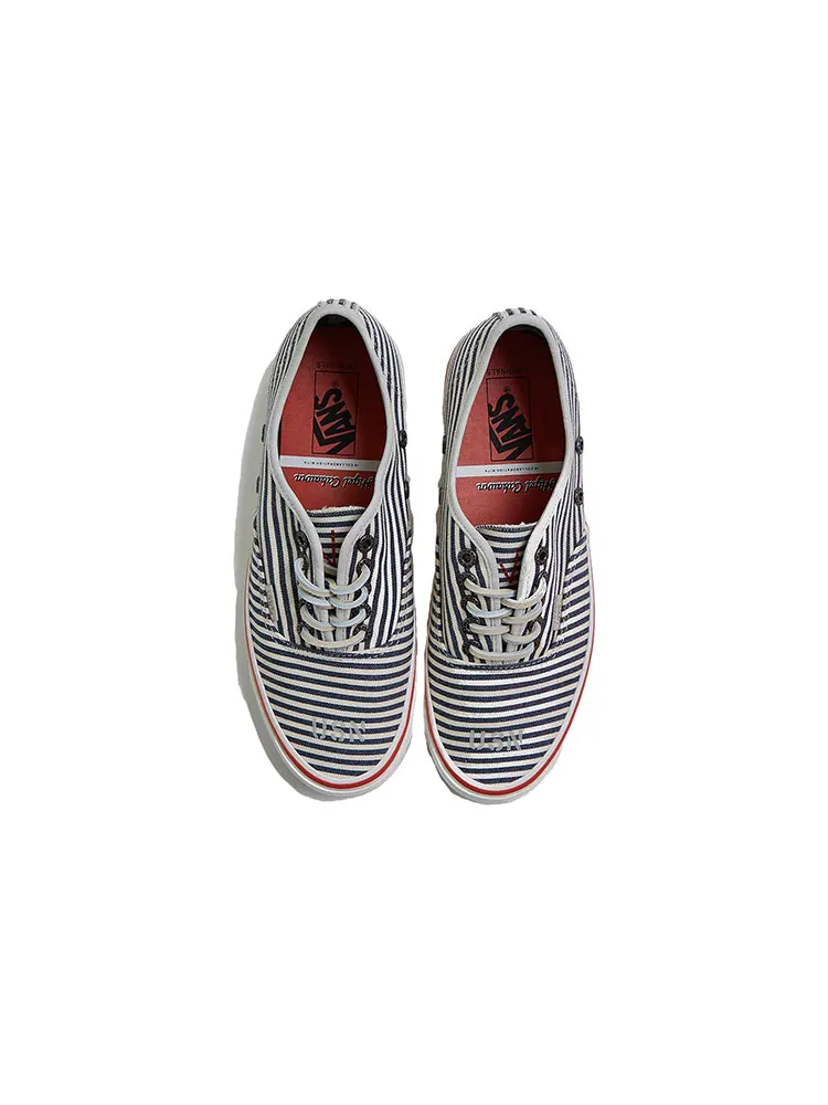 Кроссовки Vans Authentic x Nigel Cabourn 'Black White Red' — изображение 3 из 4, черный