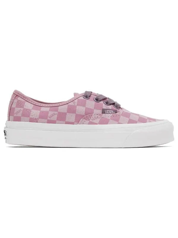 Кроссовки og authentic lx 'checkerboard - lilac' Vans, сиреневый — изображение 2 из 4, фиолетовый