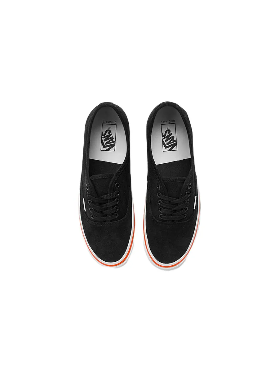 Кеды Vans Authentic LX 'Black White Orange' — изображение 4 из 5, черный