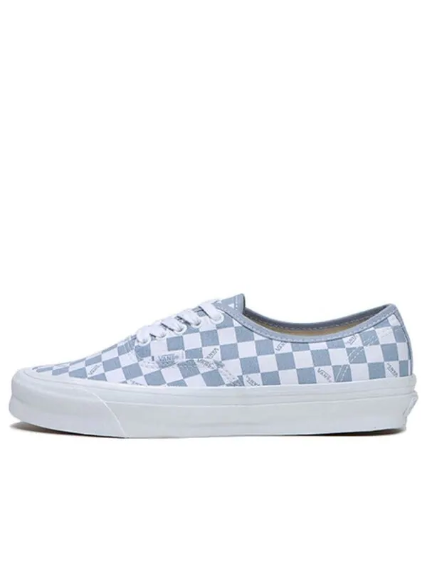 Кроссовки og authentic lx 'checkerboard - sky blue' Vans — изображение 1 из 4, синий/белый