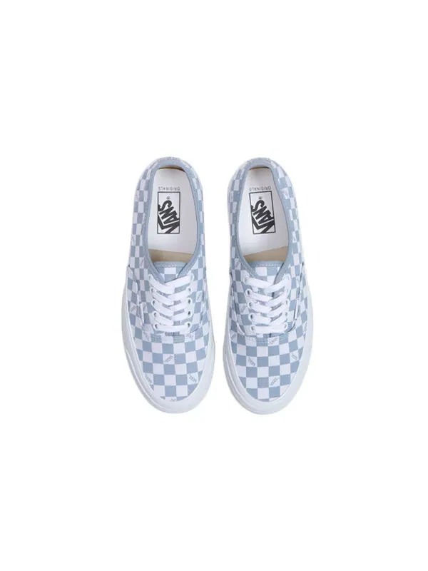 Кроссовки og authentic lx 'checkerboard - sky blue' Vans — изображение 3 из 4, синий/белый