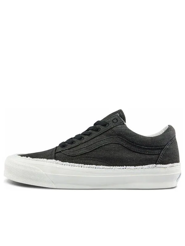 Кроссовки og old skool lx 'raw edge - black' Vans — изображение 1 из 4, черный