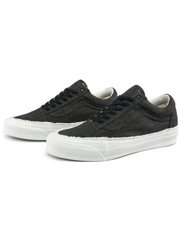 Кроссовки og old skool lx 'raw edge - black' Vans — изображение 2 из 4, черный
