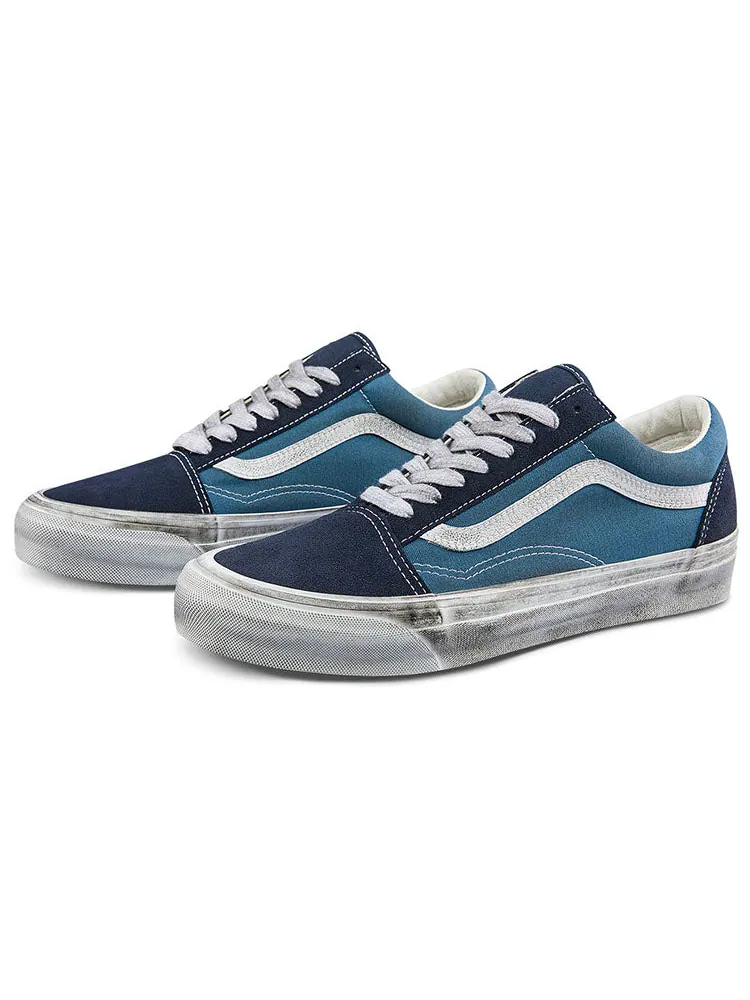 Кеды Vans OG Old Skool LX 'Stressed - Navy' — изображение 2 из 5, синий
