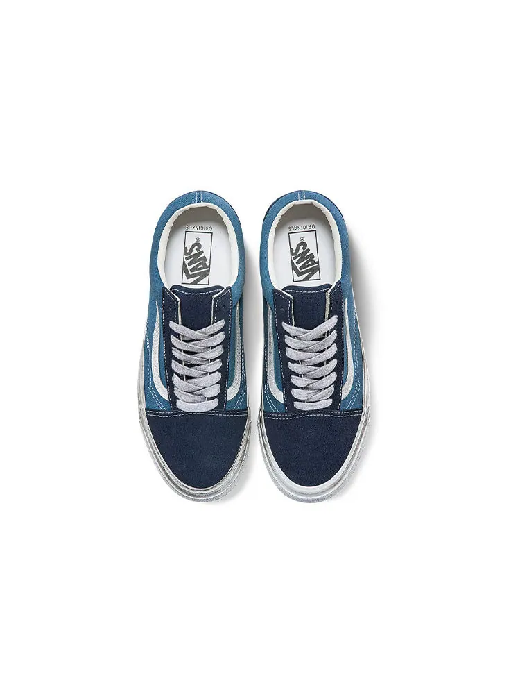 Кеды Vans OG Old Skool LX 'Stressed - Navy' — изображение 3 из 5, синий