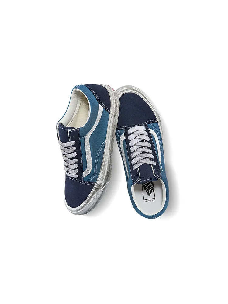 Кеды Vans OG Old Skool LX 'Stressed - Navy' — изображение 4 из 5, синий