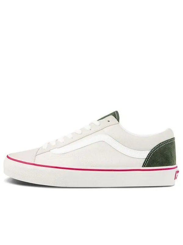 Кроссовки style 36 'retro sport - marshmallow kombu green' Vans — изображение 1 из 4, кремово-бело-красный