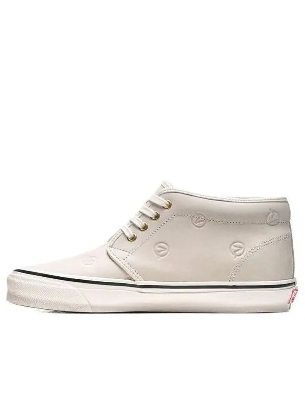 Кроссовки lqqk studios x og chukka boot lx 'circle v - cream' Vans — изображение 1 из 4, белый